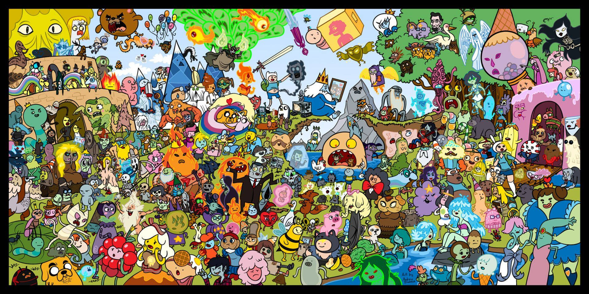 1920X958 Adventure Time Wallpaper and Background