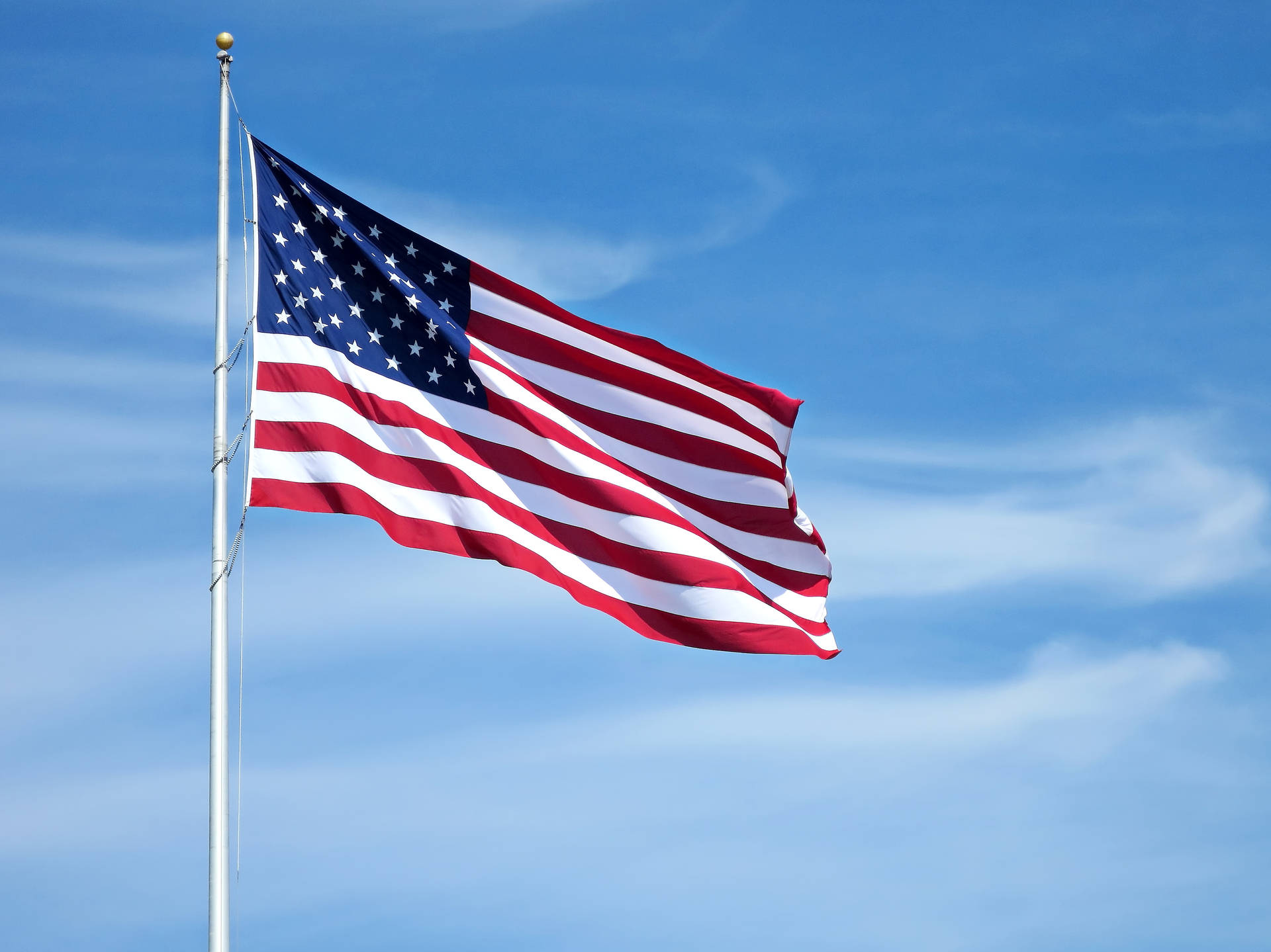 3906X2928 American Flag Wallpaper and Background