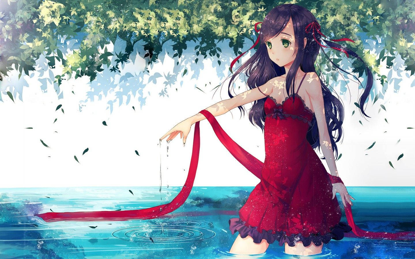 1440X900 Anime Girl Wallpaper and Background