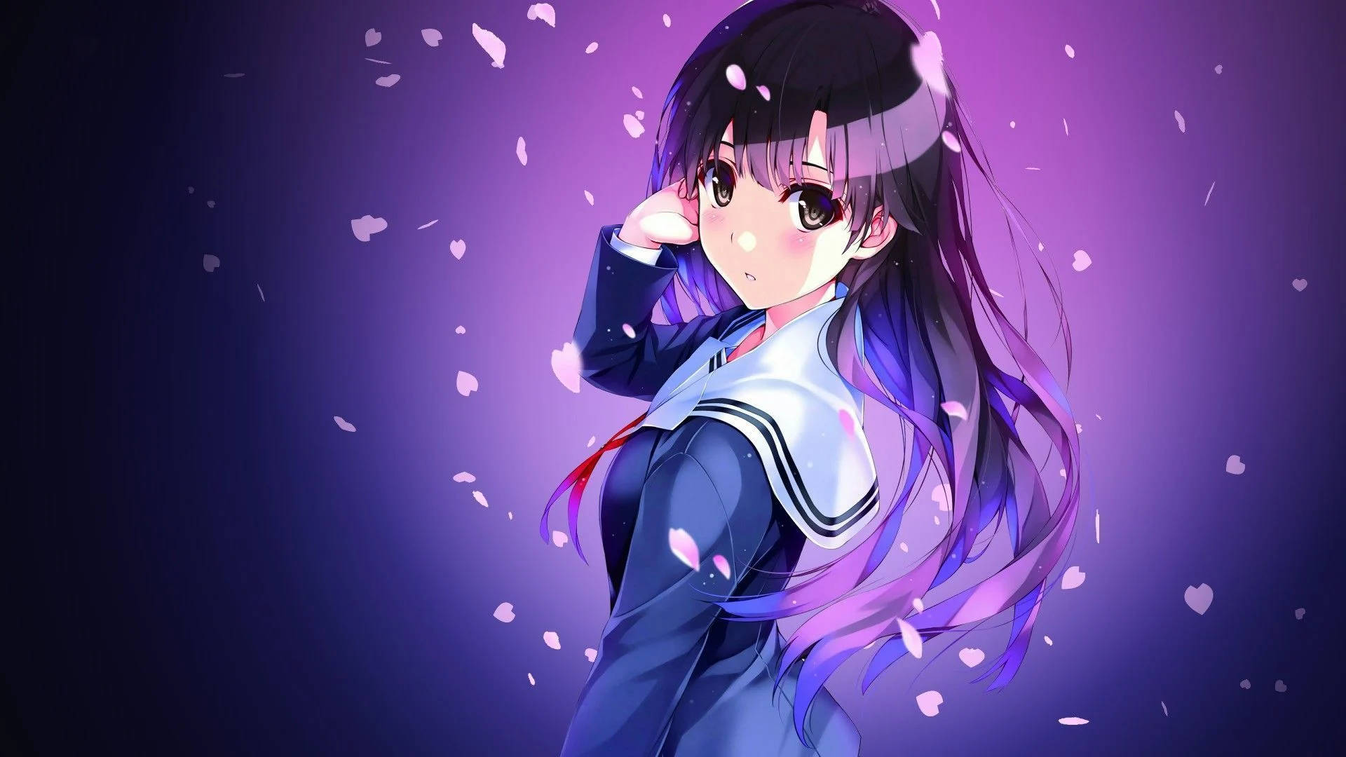 1920X1080 Anime Girl Wallpaper and Background