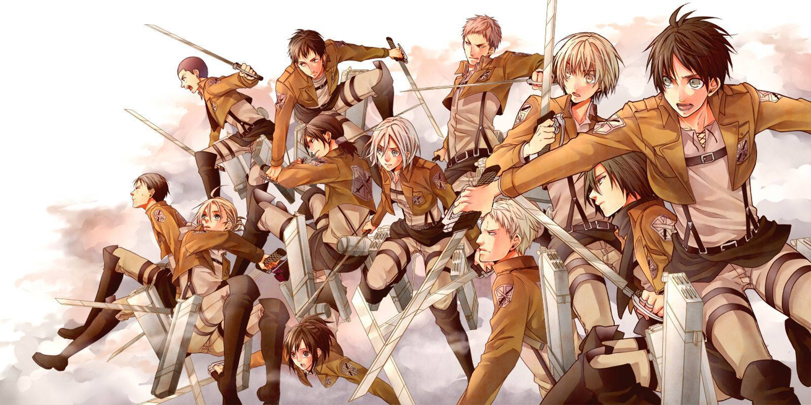1600X800 Attack On Titan Wallpaper and Background