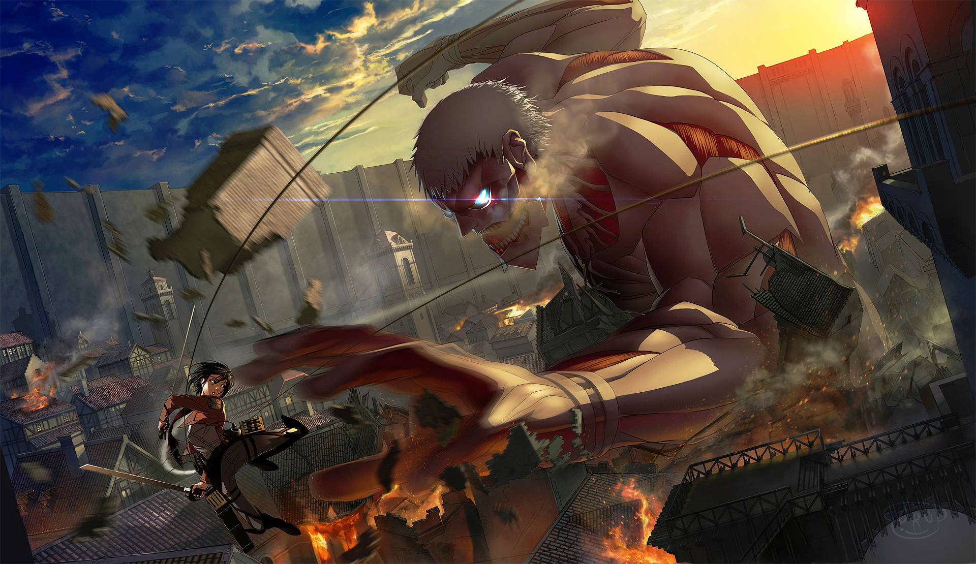 1920X1110 Attack On Titan Wallpaper and Background