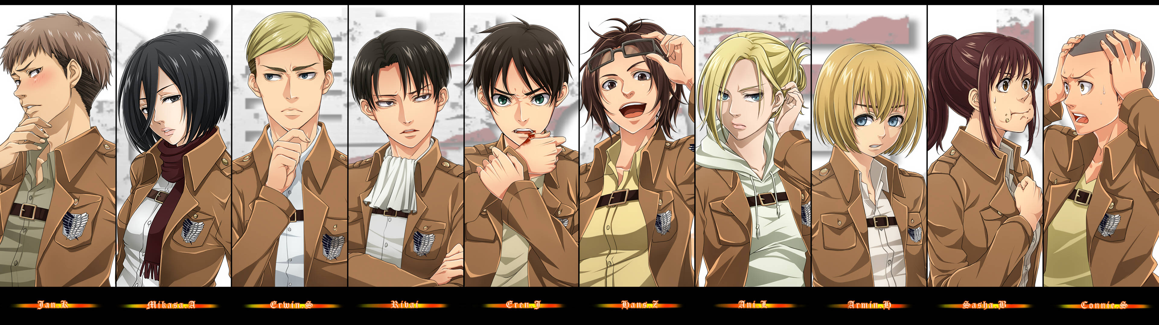 3840X1080 Attack On Titan Wallpaper and Background