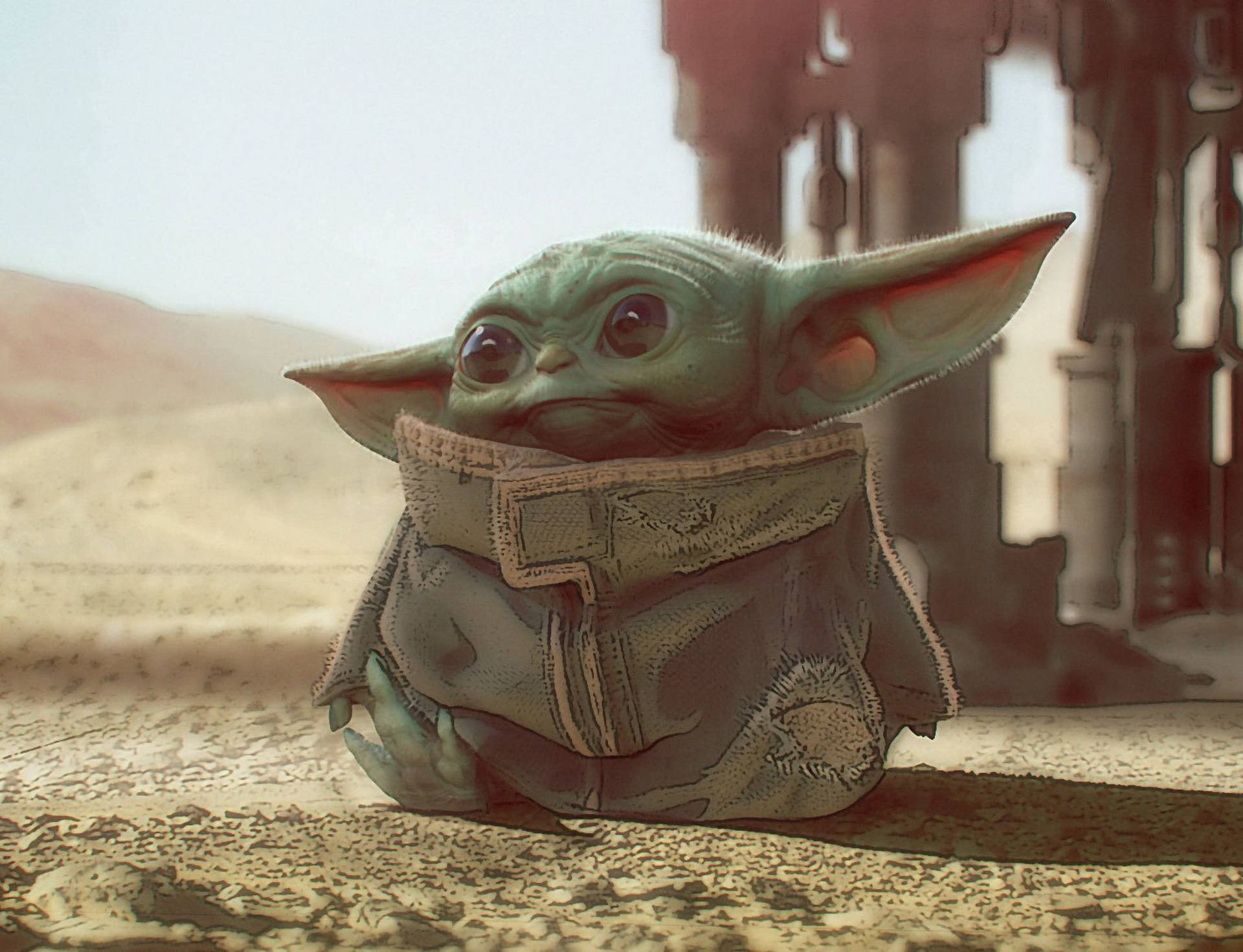 1940X1486 Baby Yoda Wallpaper and Background