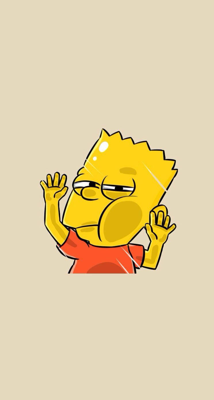 744X1392 Bart Simpson Wallpaper and Background