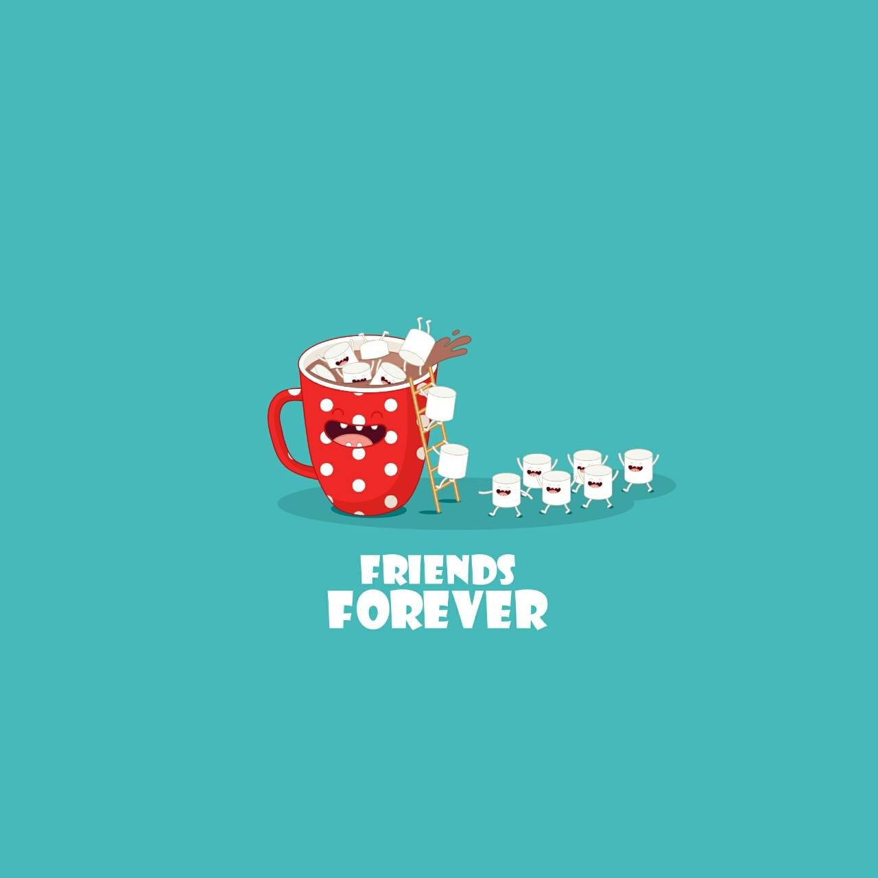 1280X1280 Bff Wallpaper and Background