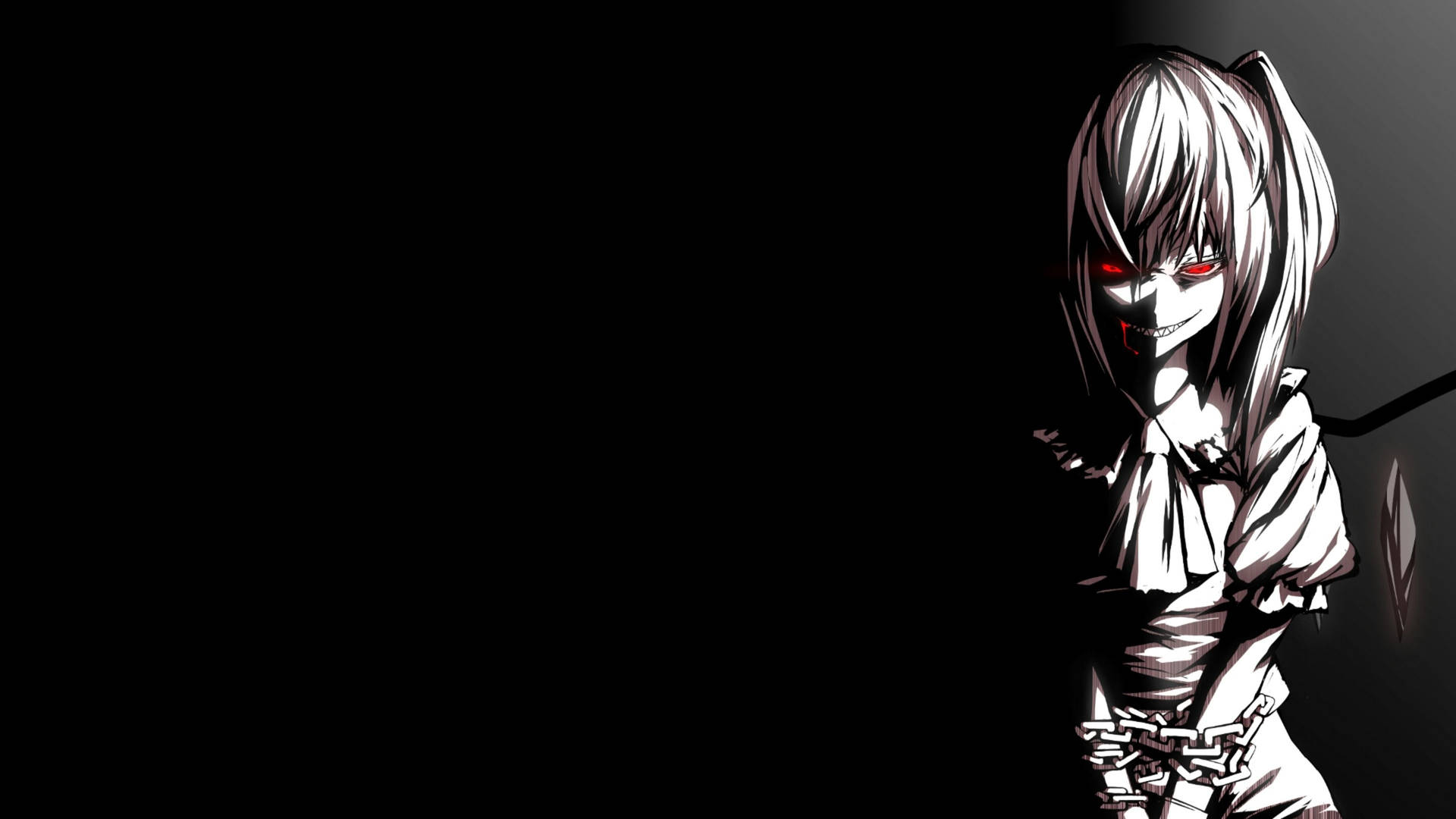3840X2160 Black Anime Wallpaper and Background