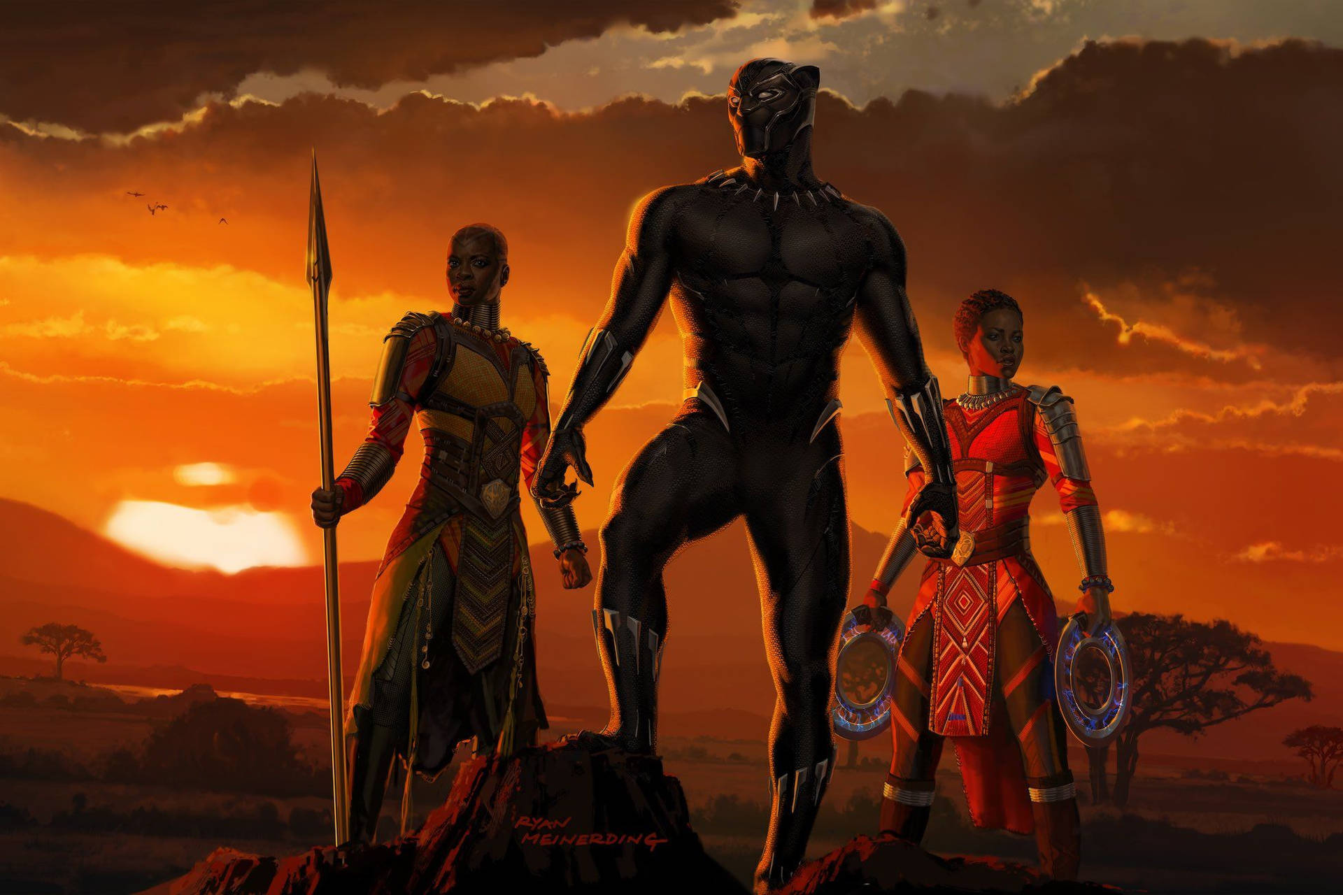 1950X1300 Black Panther Wallpaper and Background