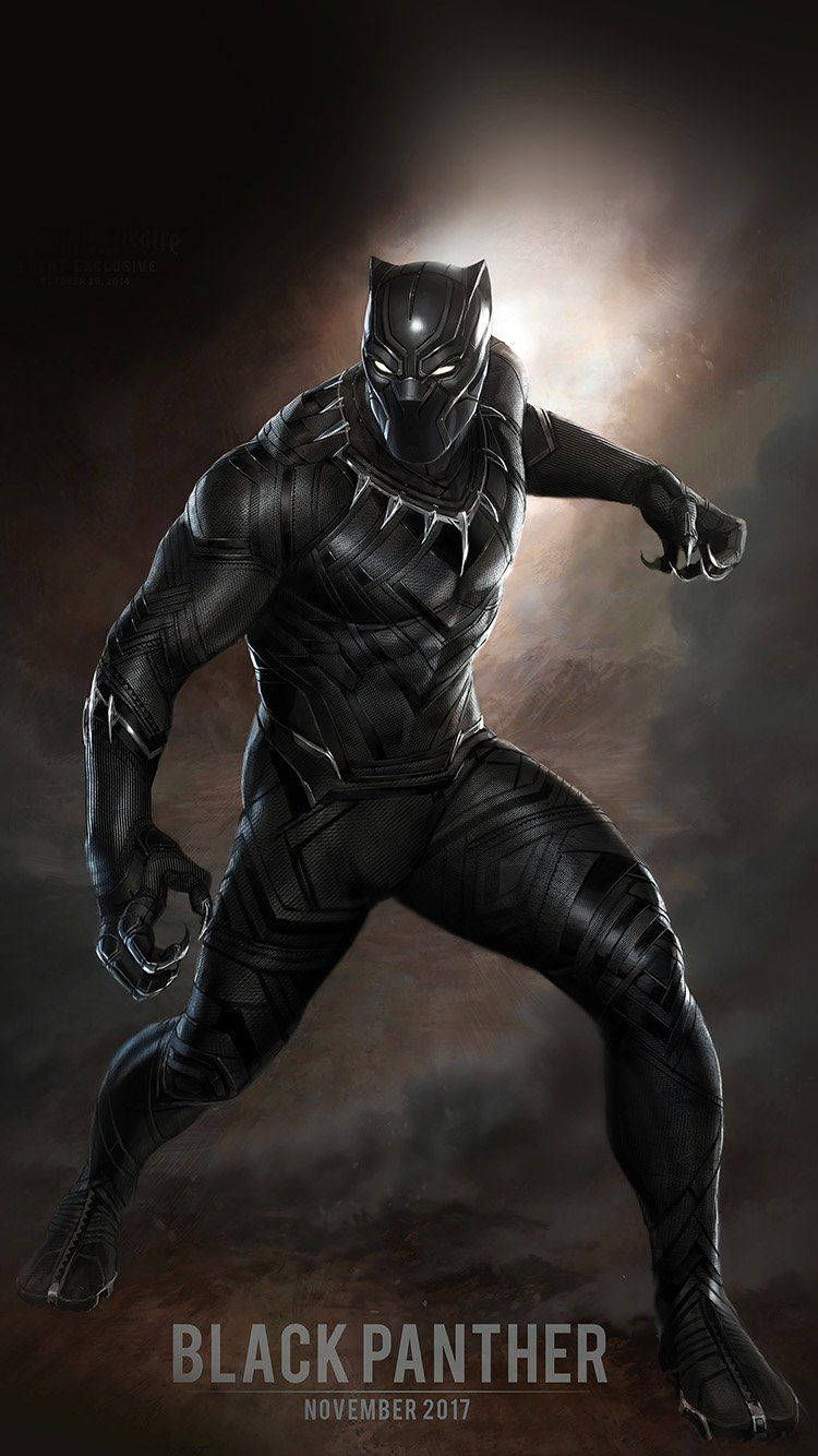 750X1334 Black Panther Wallpaper and Background