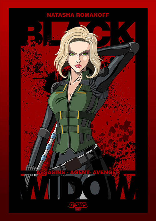 500X708 Black Widow Wallpaper and Background