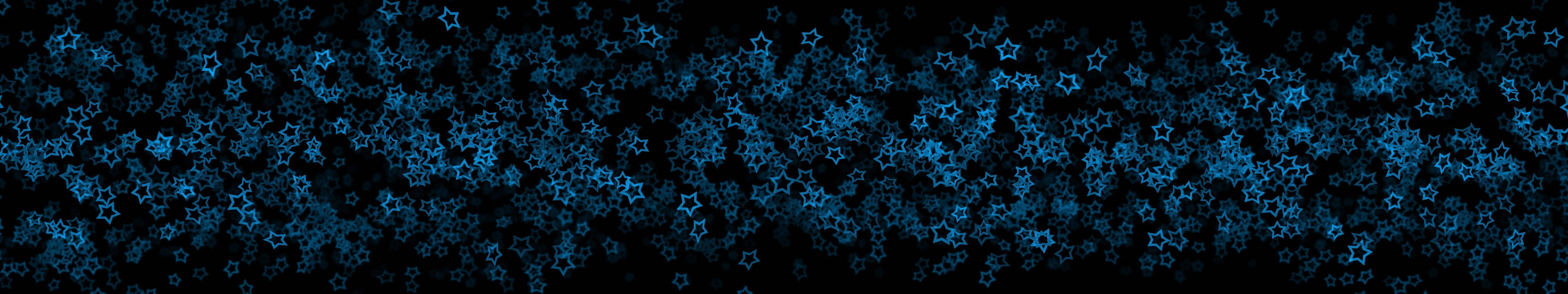 5760X1080 Blue Wallpaper and Background