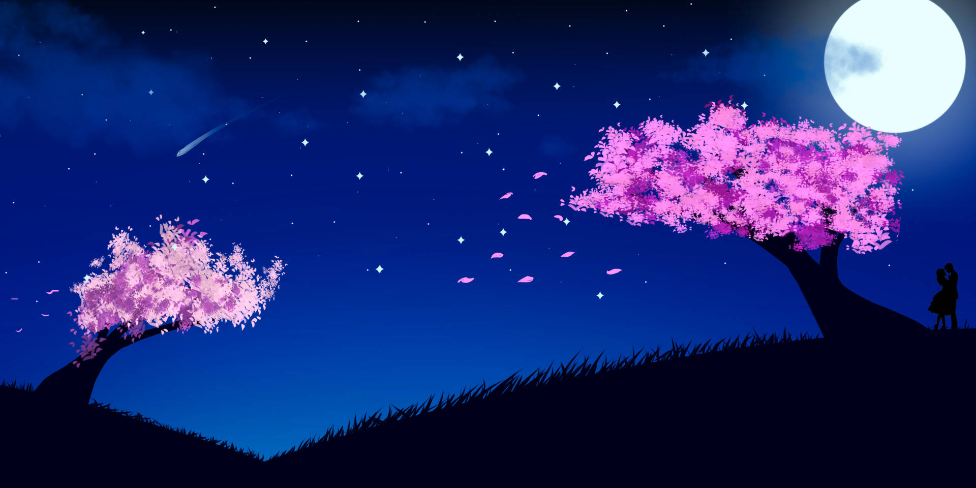 8640X4320 Cherry Blossom Wallpaper and Background