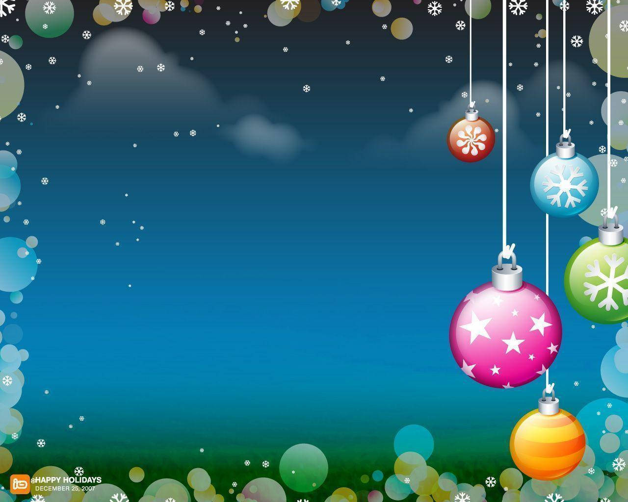 1280X1024 Christmas Background Wallpaper and Background