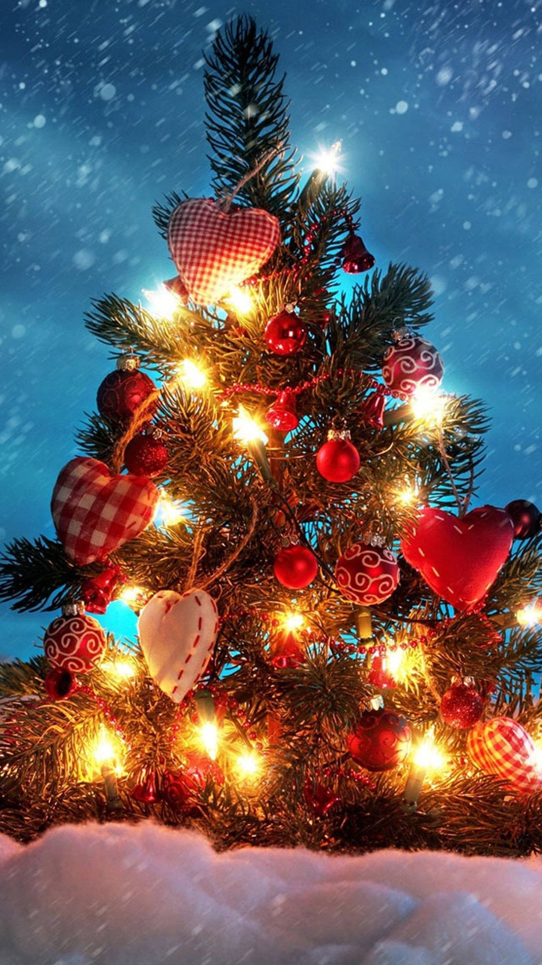 1440X2560 Christmas Tree Wallpaper and Background
