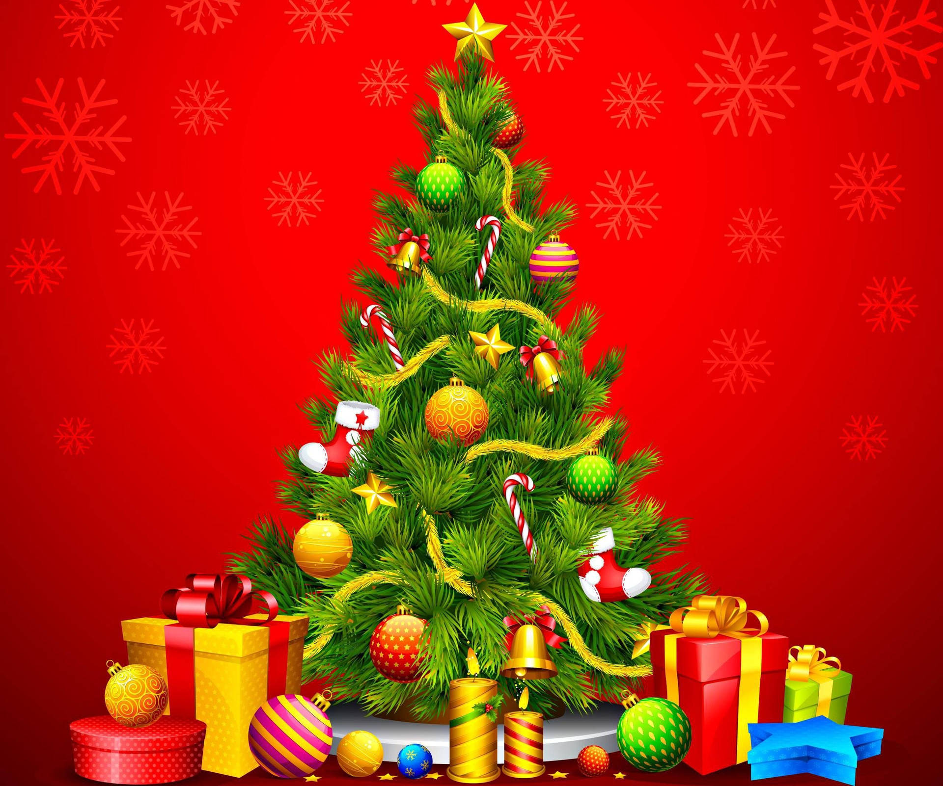 2560X2136 Christmas Tree Wallpaper and Background