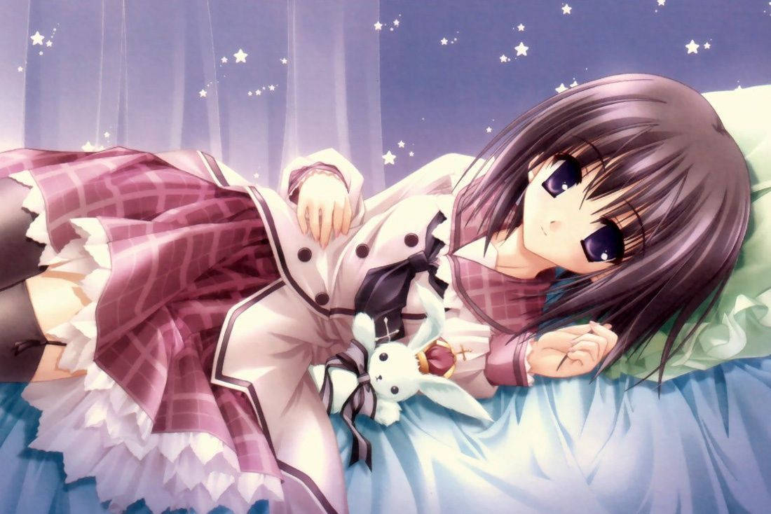 1100X734 Cute Anime Wallpaper and Background