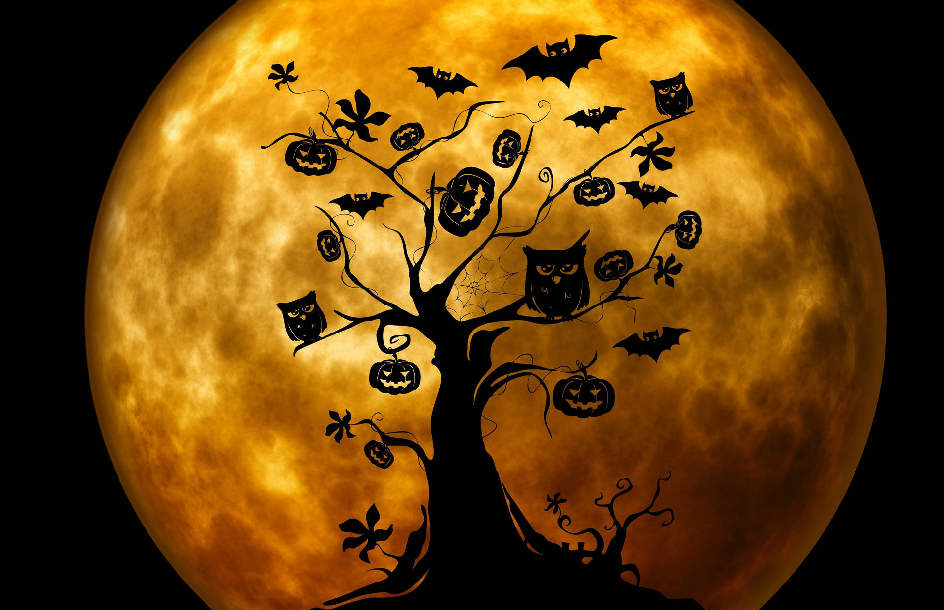 3340X2160 Cute Halloween Wallpaper and Background