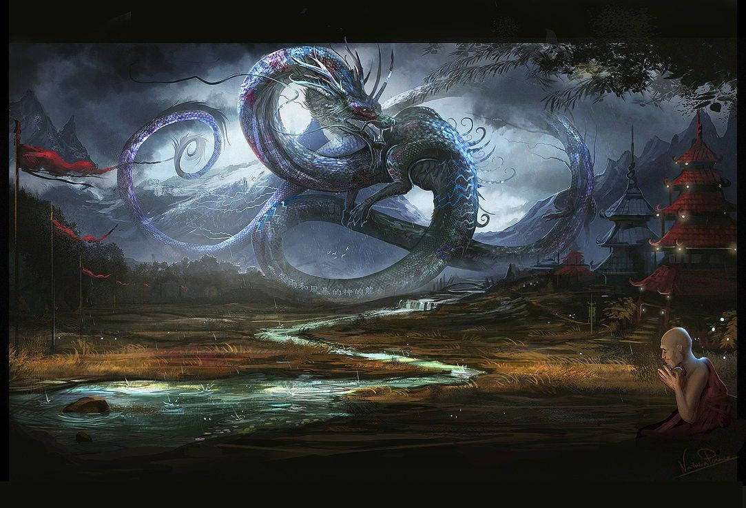 1083X737 Dragon Wallpaper and Background
