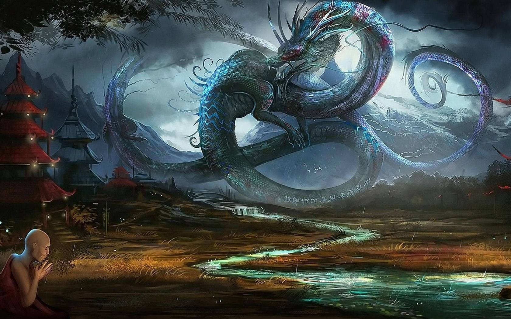 1680X1050 Dragon Wallpaper and Background