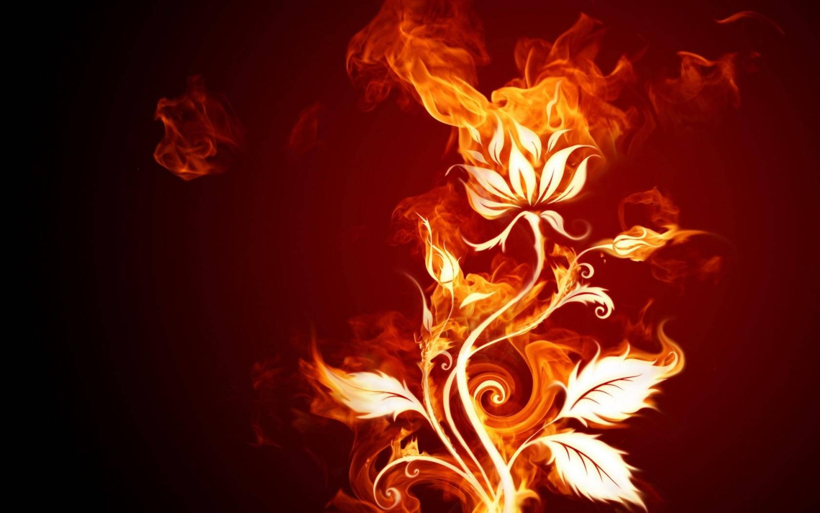 1680X1050 Fire Wallpaper and Background