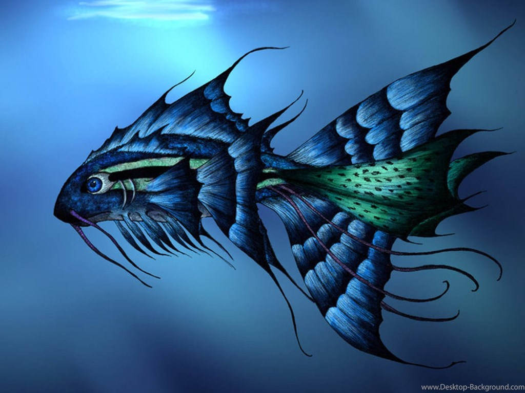 1024X768 Fish Wallpaper and Background