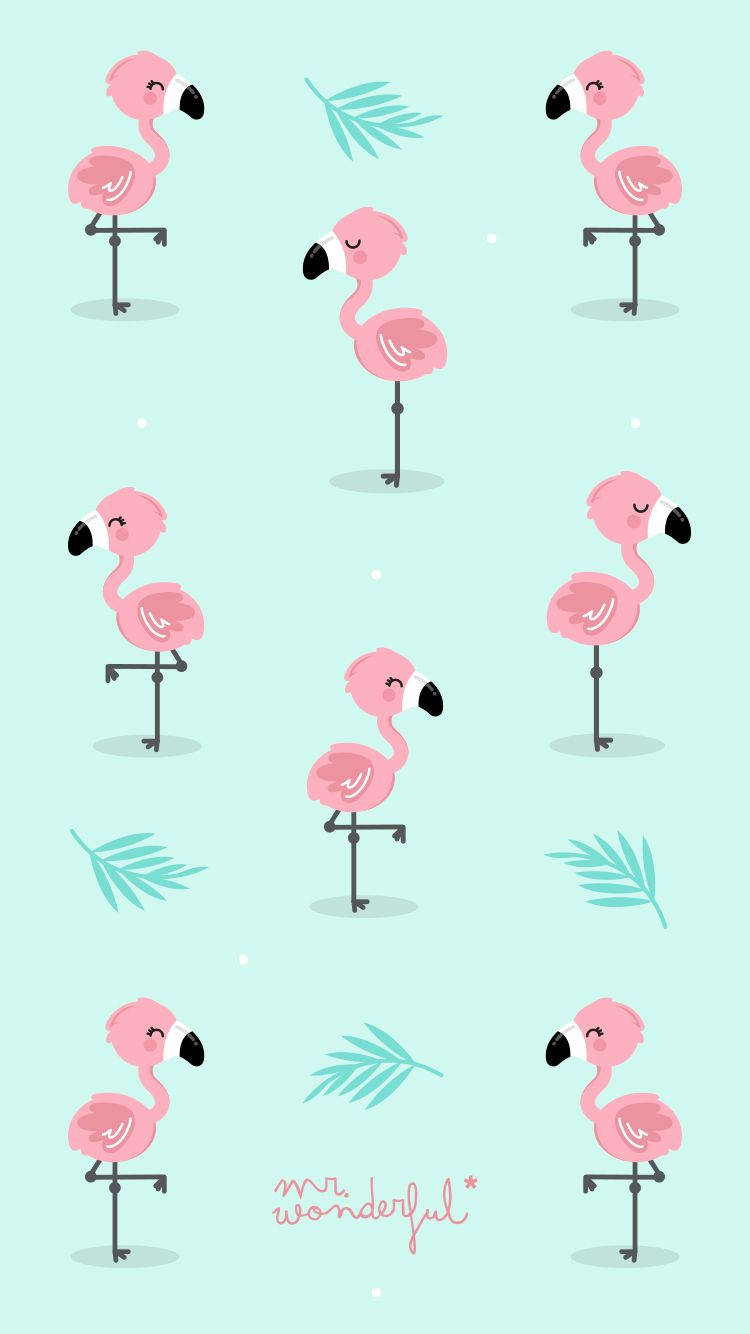 750X1334 Flamingo Wallpaper and Background