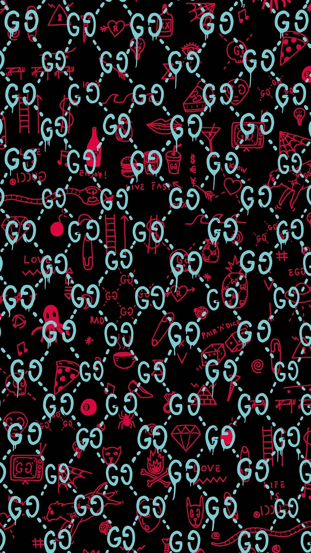 1242X2208 Gucci Wallpaper and Background