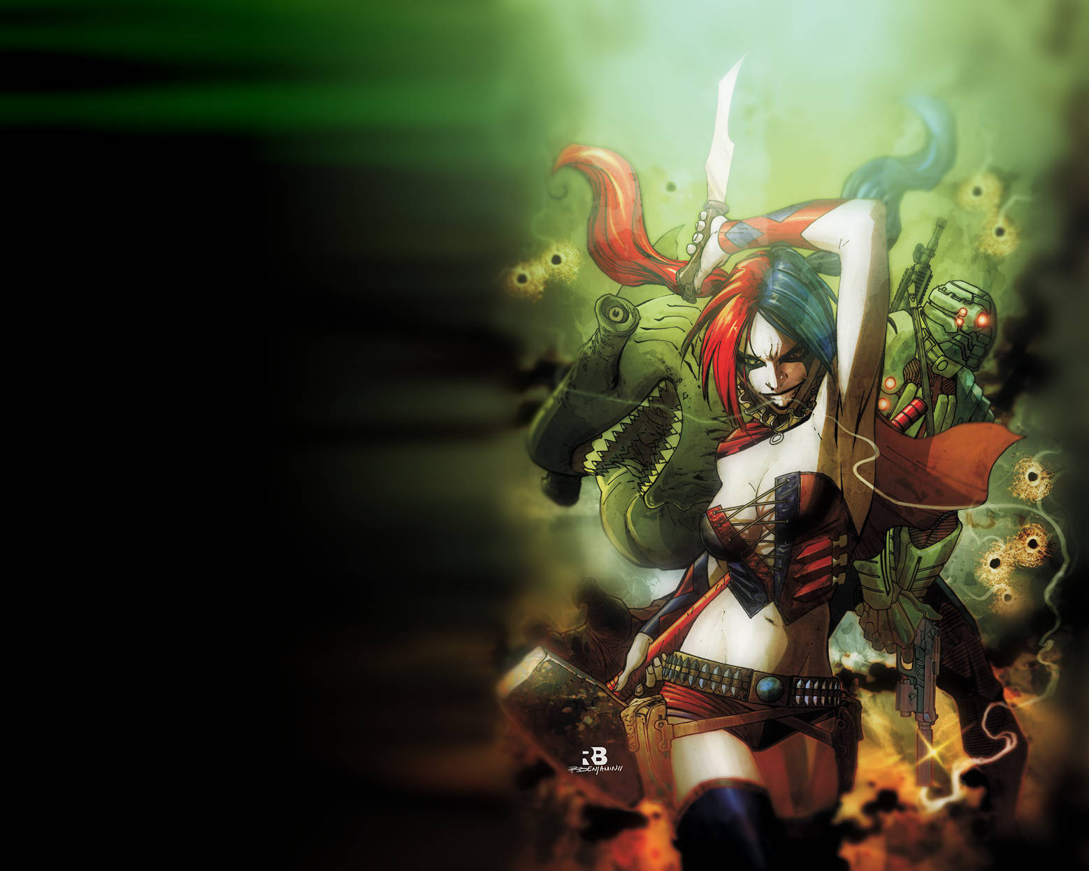 1558X1246 Harley Quinn Wallpaper and Background