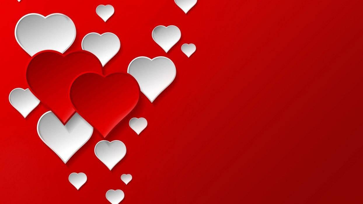 1244X700 Heart Wallpaper and Background