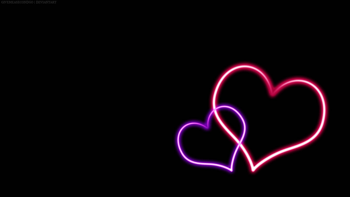 1366X768 Heart Wallpaper and Background