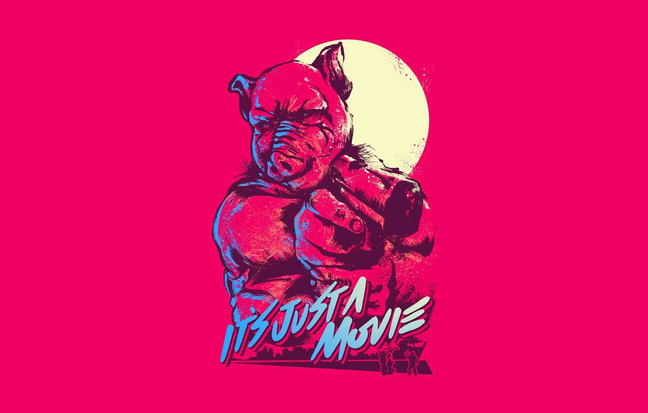 1332X850 Hotline Miami Wallpaper and Background