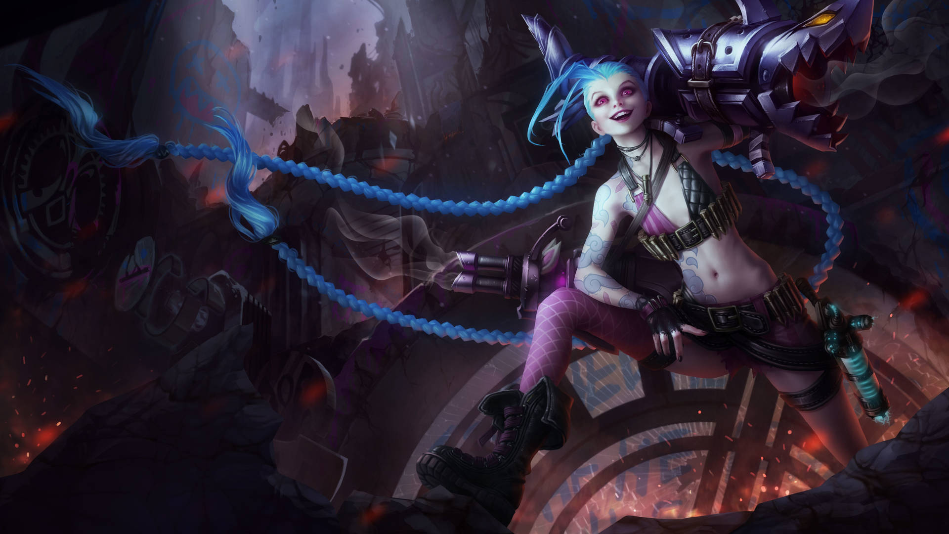6000X3375 Jinx Wallpaper and Background
