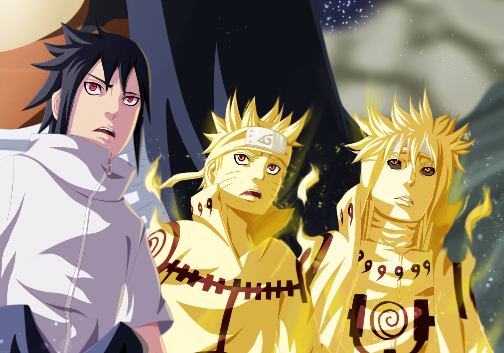 2100X1471 Naruto And Sasuke Wallpaper and Background