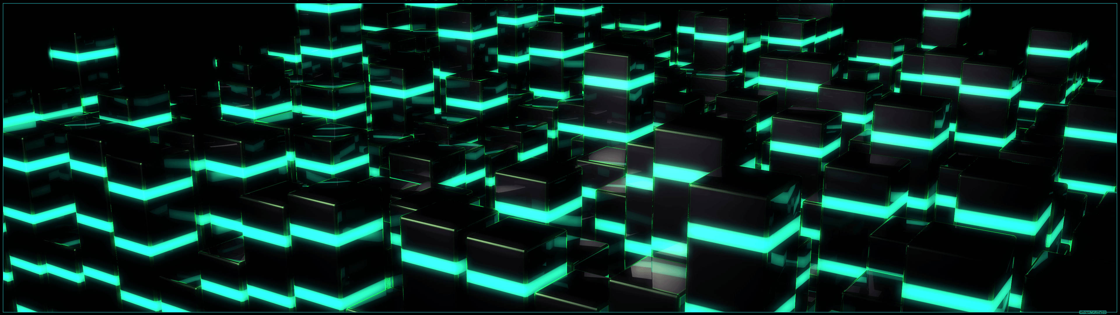 3840X1080 Neon Wallpaper and Background