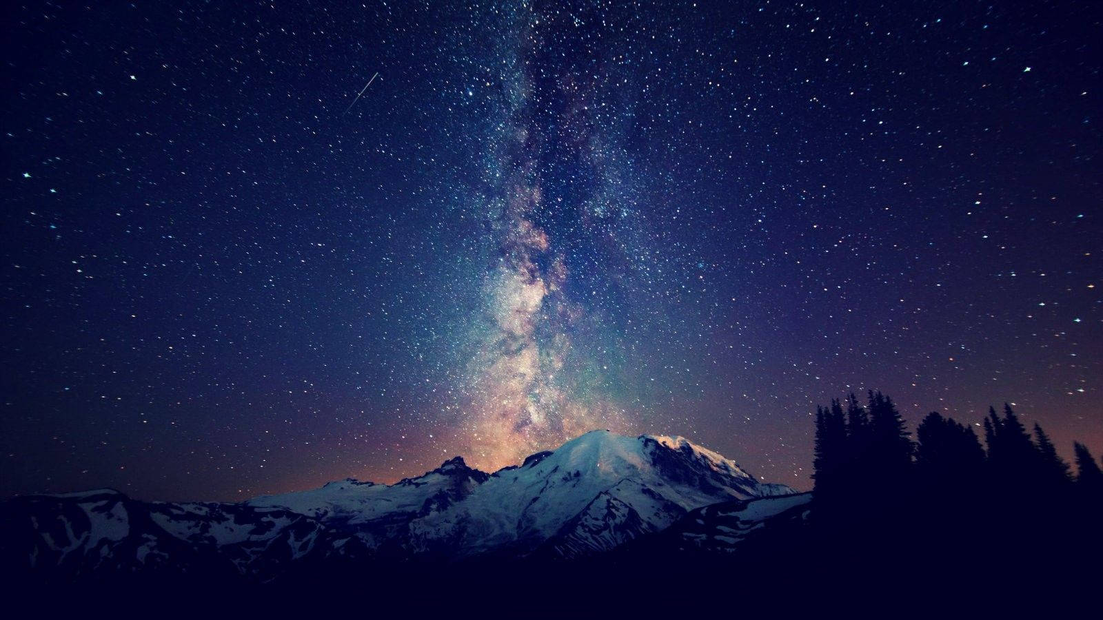 1600X900 Night Sky Wallpaper and Background