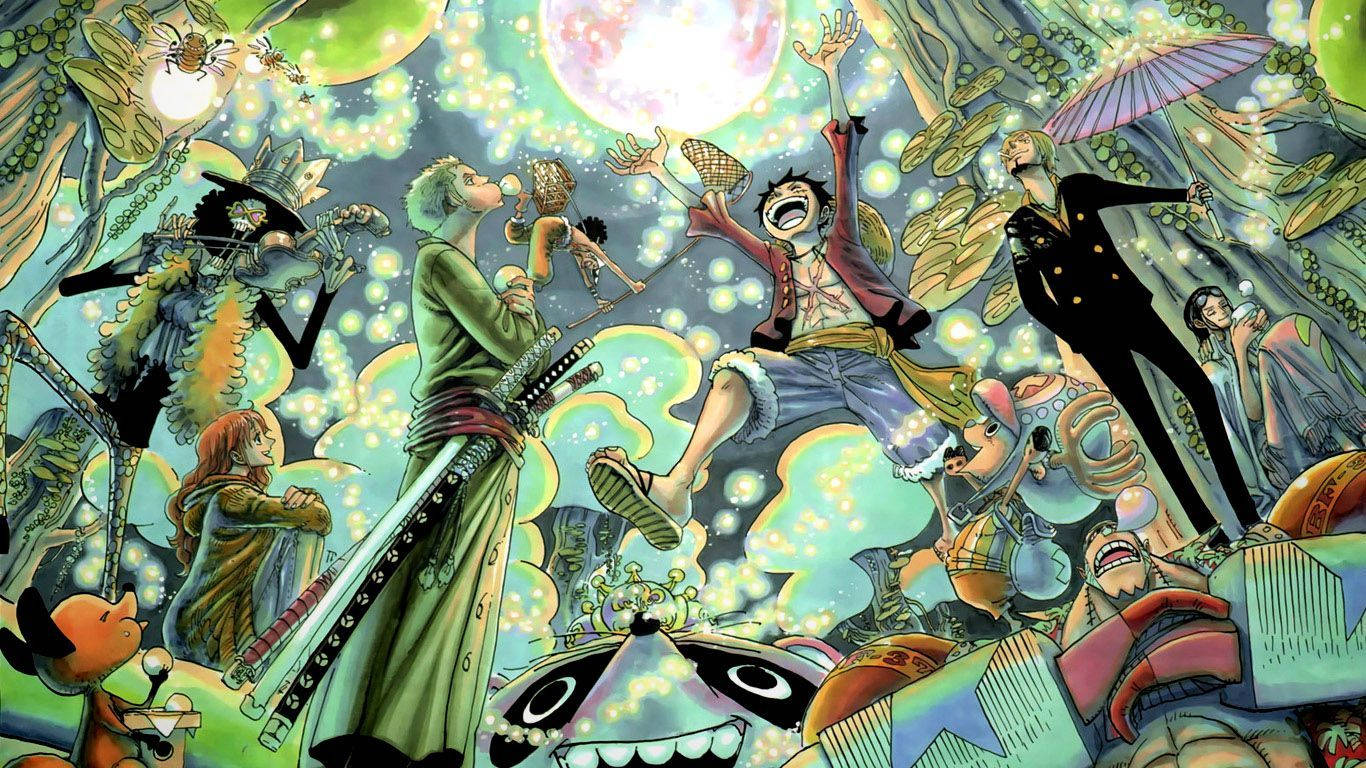 1366X768 One Piece Wallpaper and Background