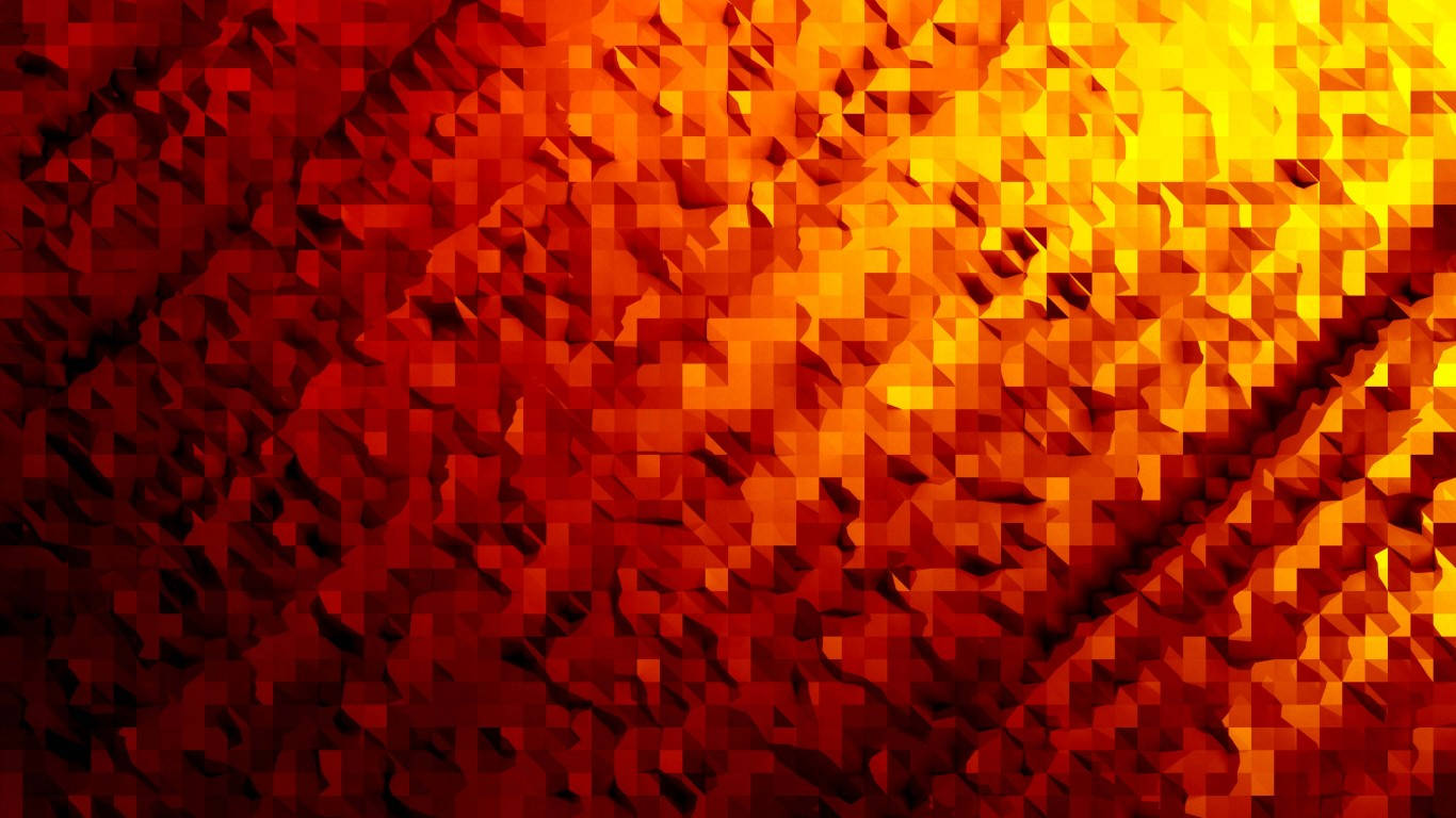 1366X768 Orange Wallpaper and Background