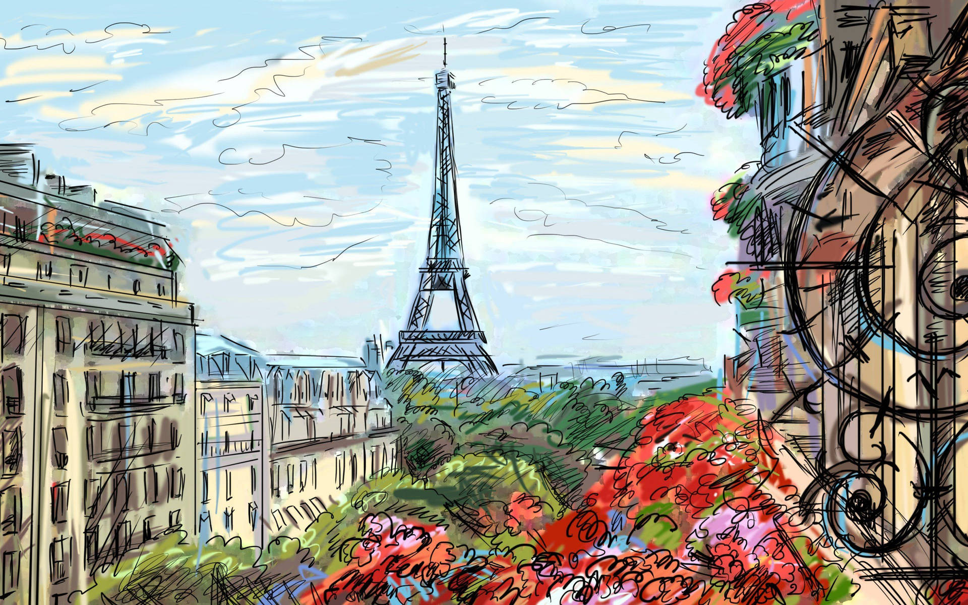 2880X1800 Paris Wallpaper and Background