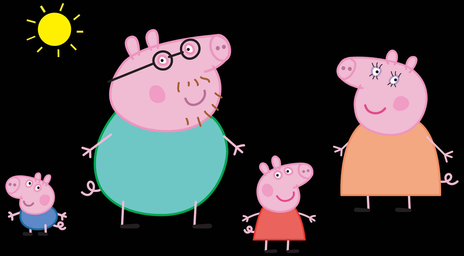 8000X4419 Peppa Pig Wallpaper and Background