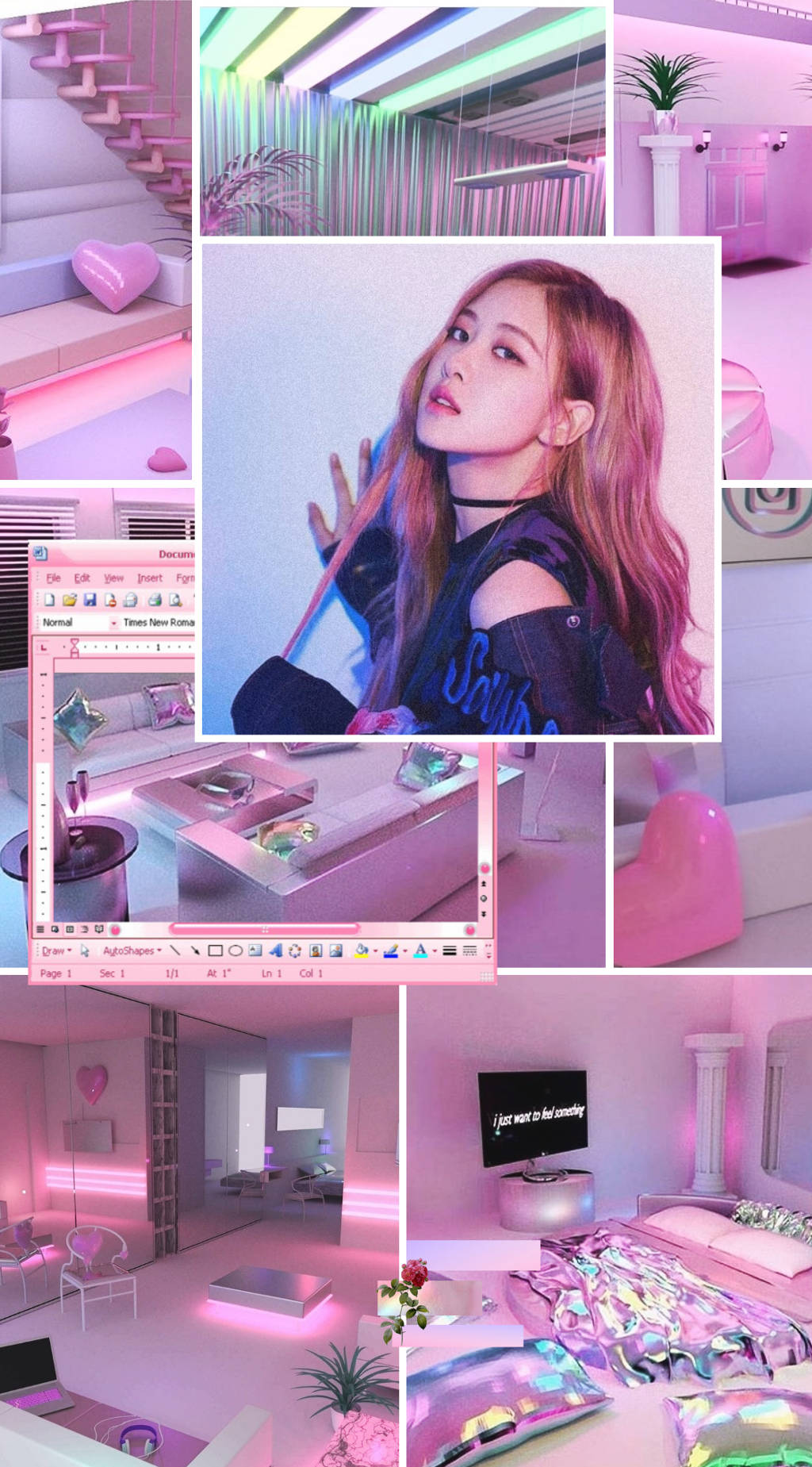 1024X1849 Pink Aesthetic Wallpaper and Background