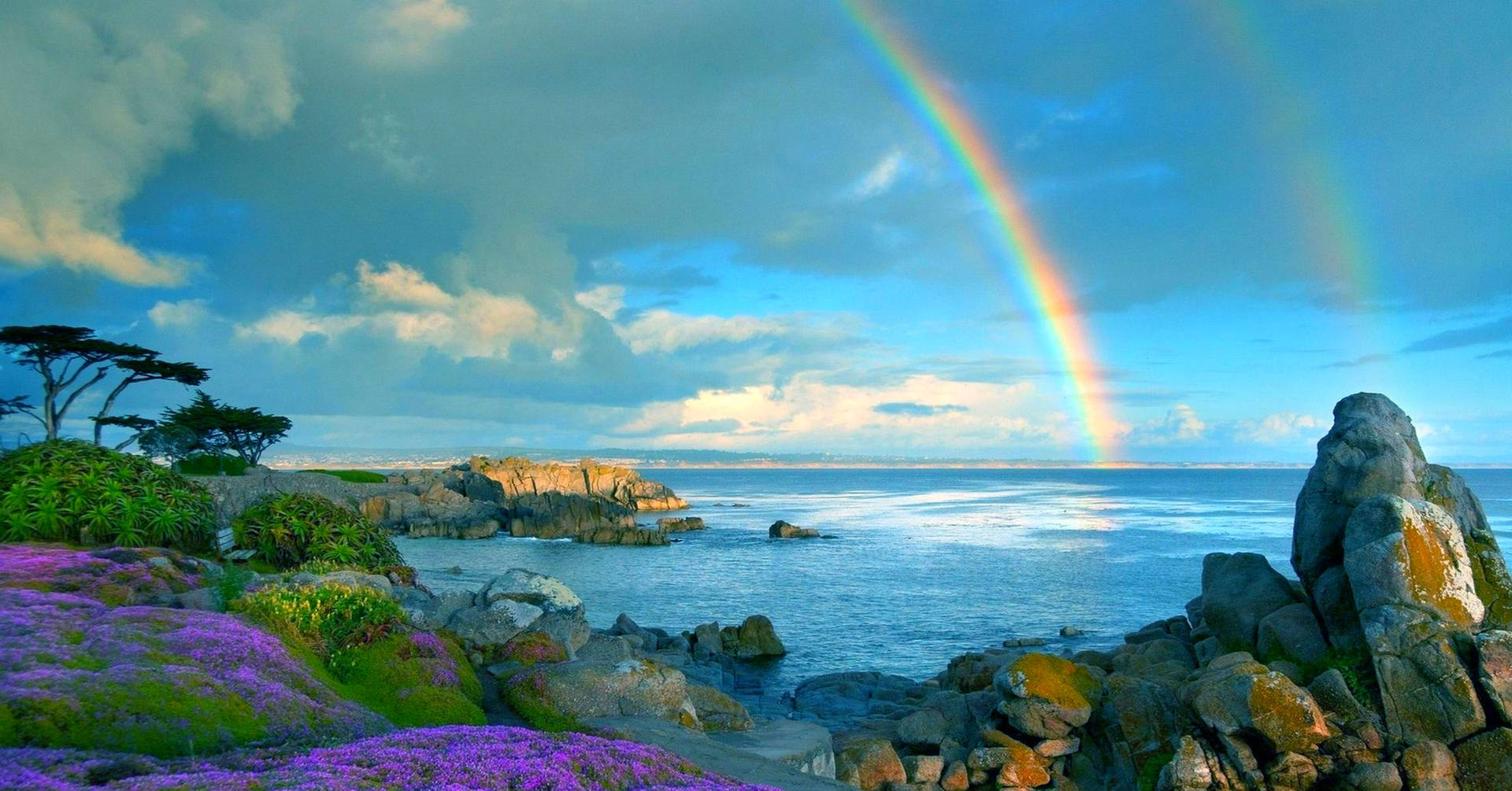 2063X1080 Rainbow Wallpaper and Background