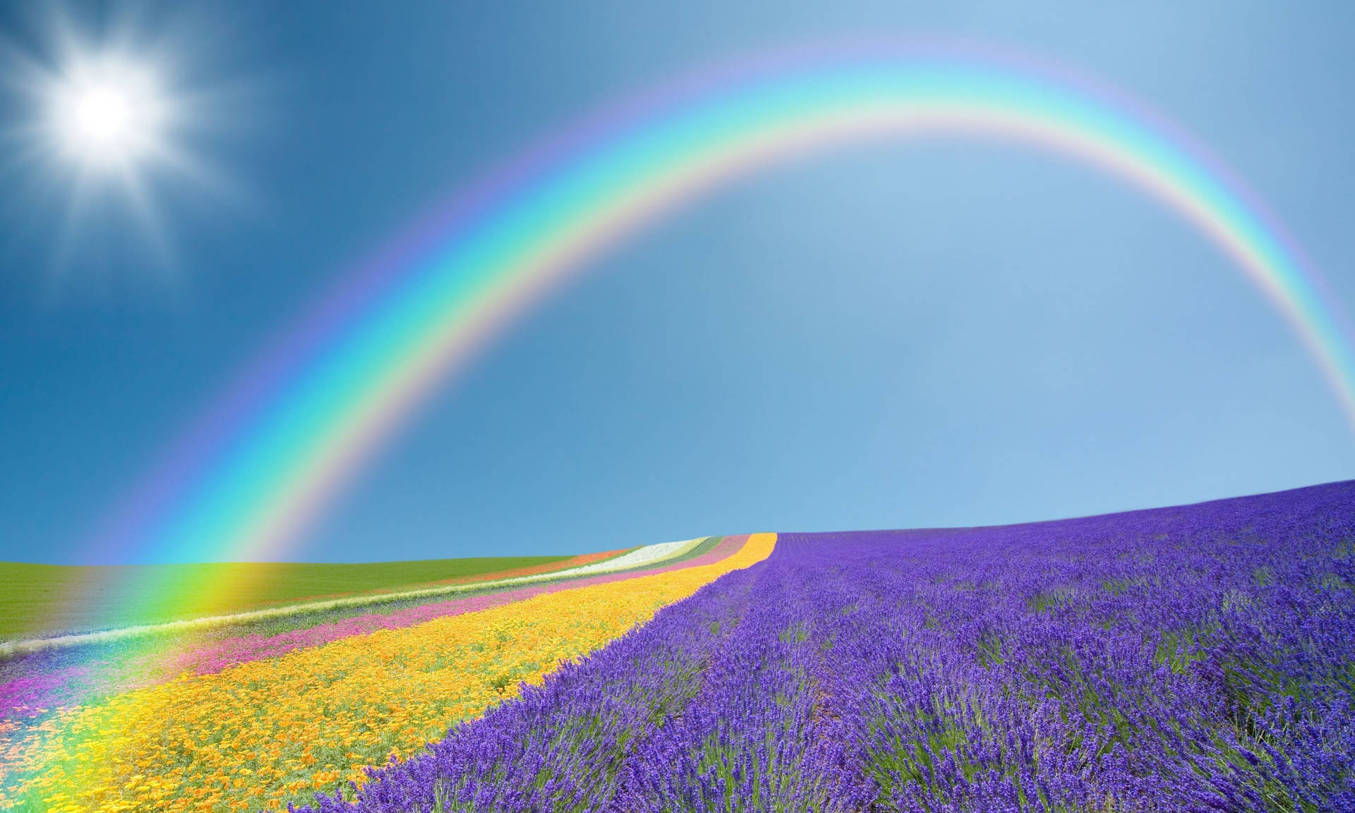 3500X2100 Rainbow Wallpaper and Background