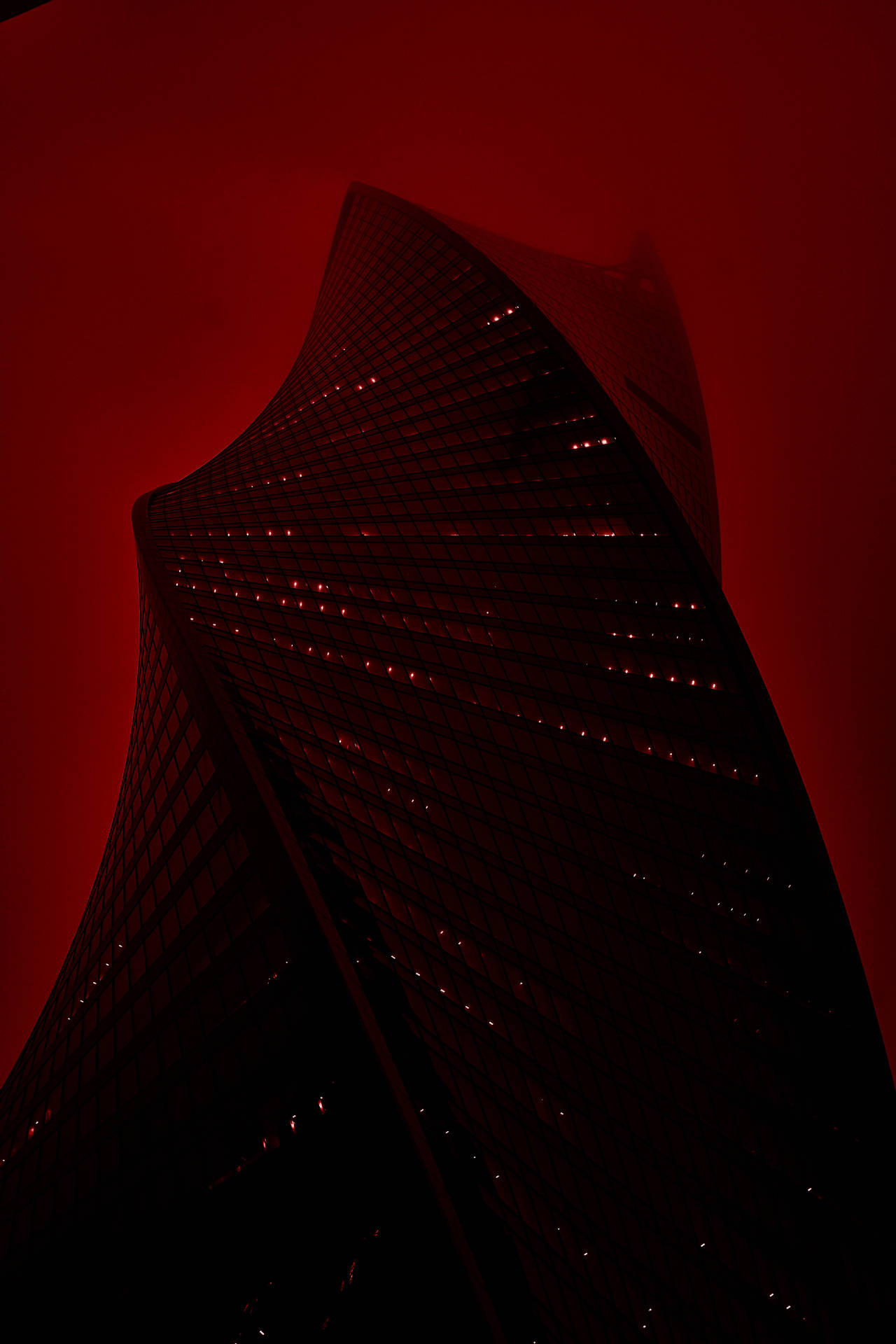 3712X5568 Red And Black Wallpaper and Background