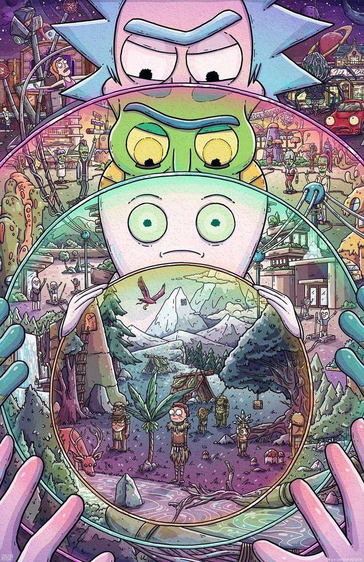 736X1137 Rick And Morty Wallpaper and Background