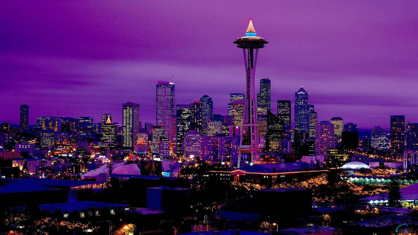 1366X768 Seattle Wallpaper and Background