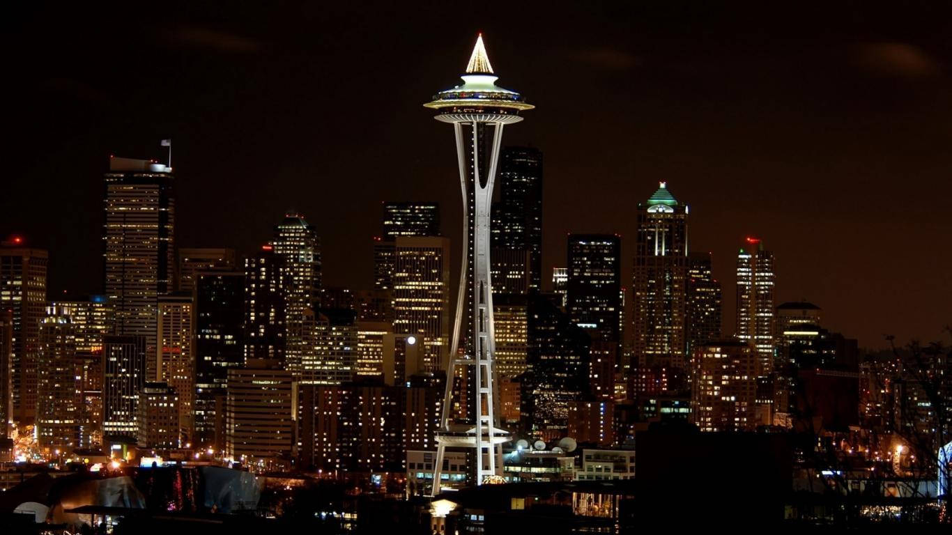 1366X768 Seattle Wallpaper and Background