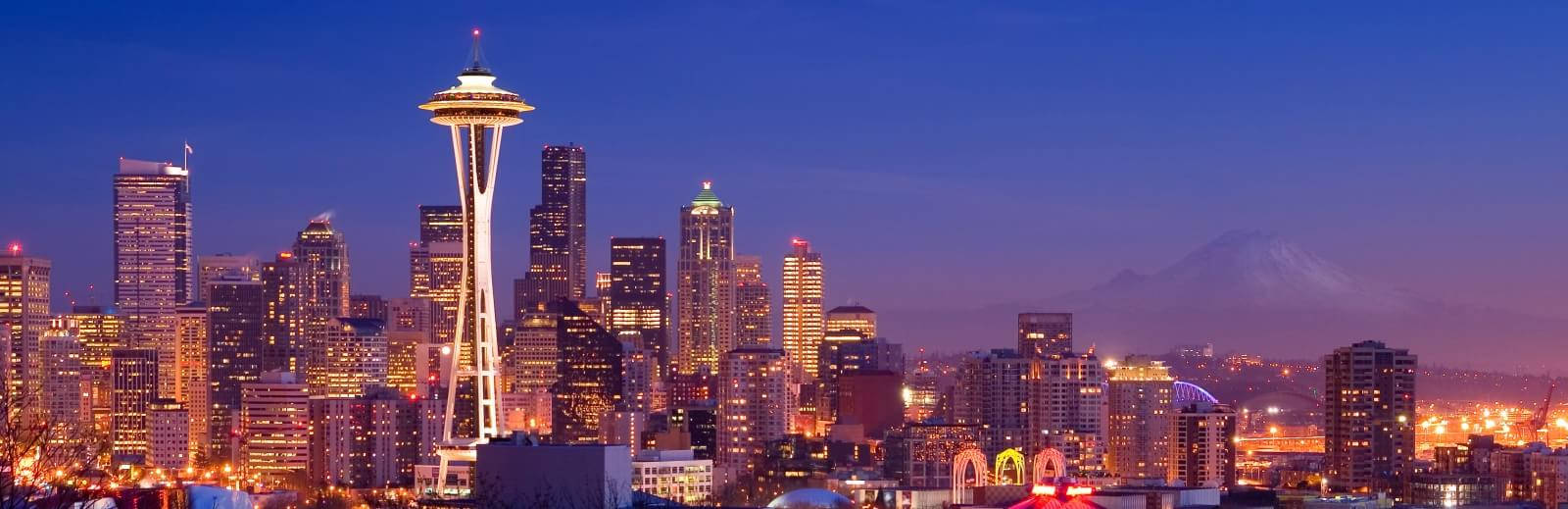 1600X519 Seattle Wallpaper and Background