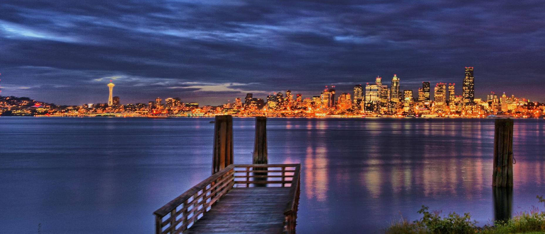 1857X800 Seattle Wallpaper and Background