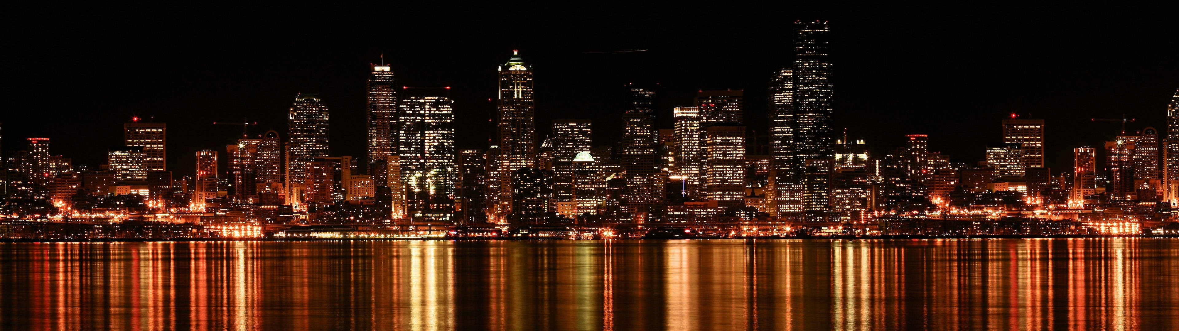 3840X1080 Seattle Wallpaper and Background