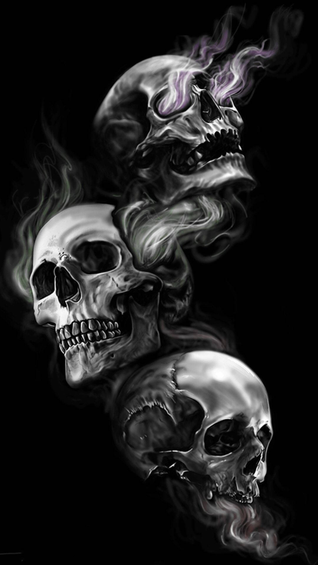 1080X1920 Skull Wallpaper and Background